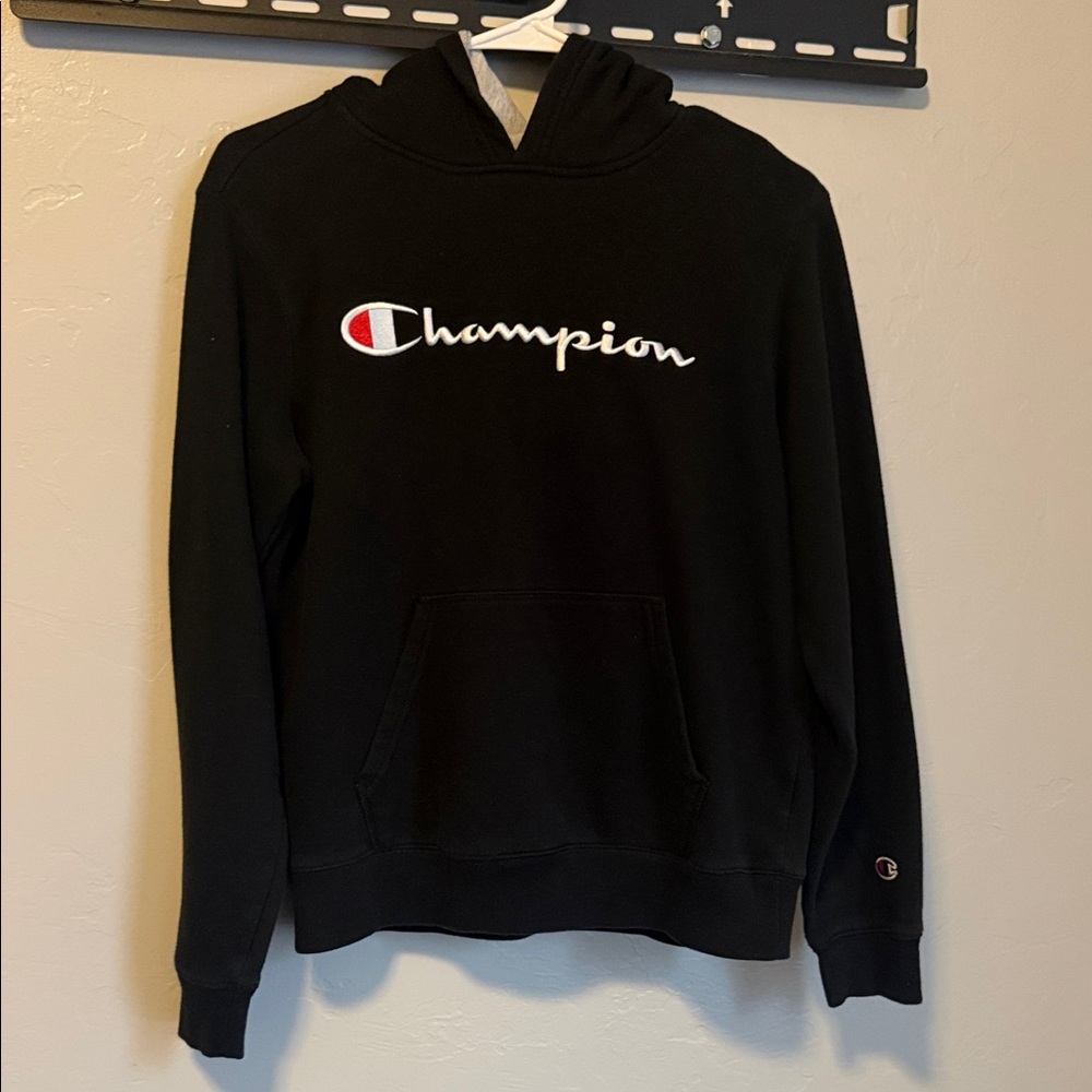 Champion Black Pullover Hoodie